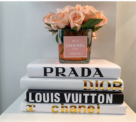 Dior Chanel Books Decor 